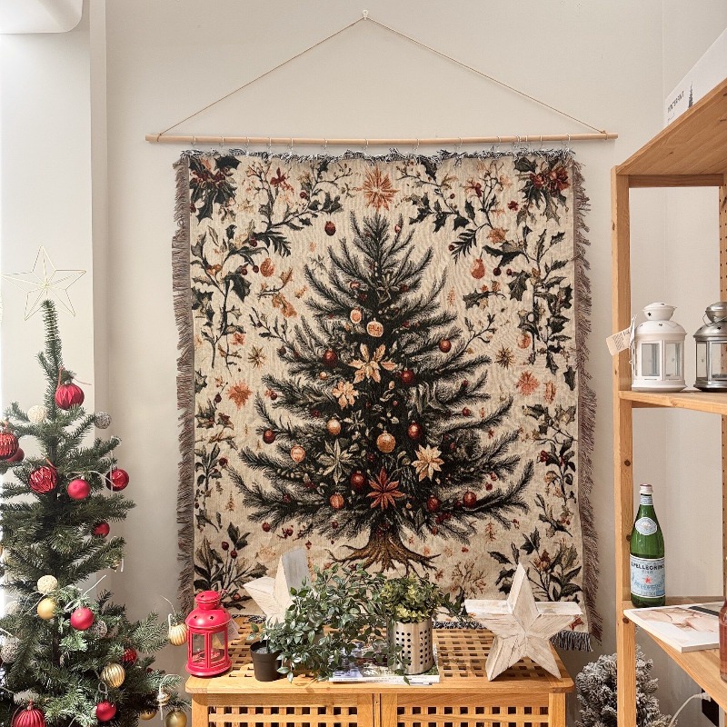 Christmas Throw Blanket - 2026 نسيج جداري جديد لعيد الميلاد،