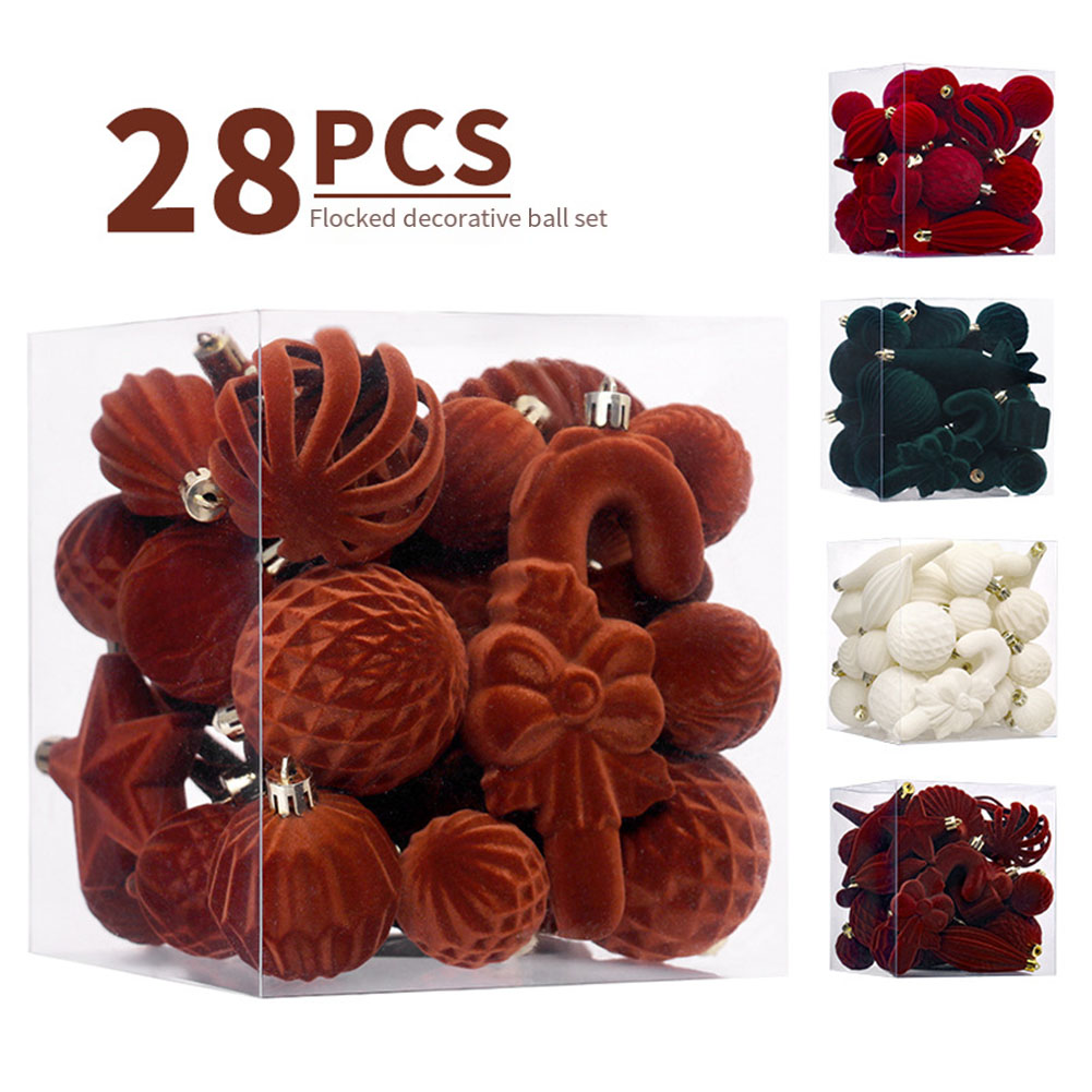 Ornament Ball Set - ﻿ 28 قطعة كرات عيد الميلاد