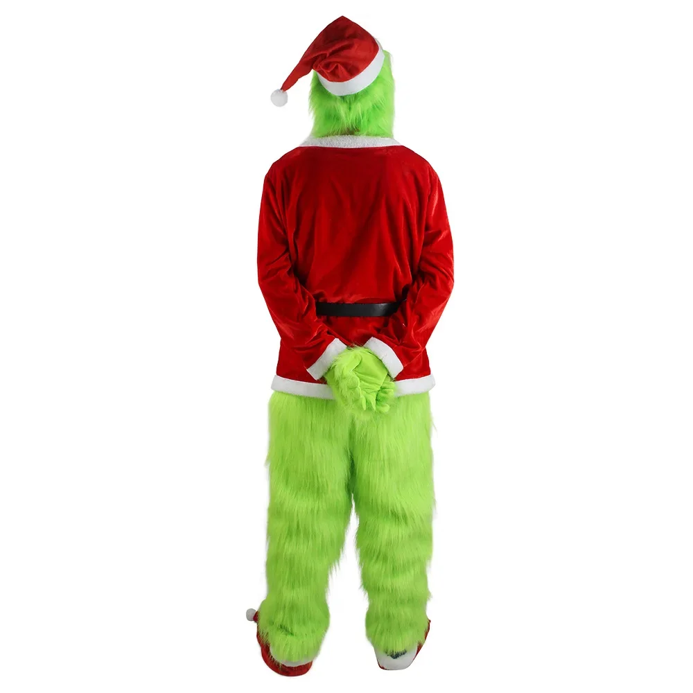 Santa Hat Plush - أزياء تنكرية 2026: قناع وسروال وقفازات