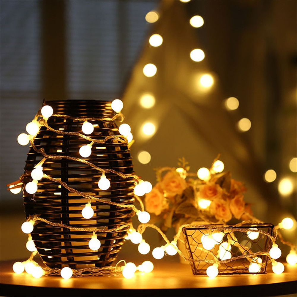أضواء خيطية تعمل بالطاقة الشمس - مراجعة Led Fairy String Lights وسعره