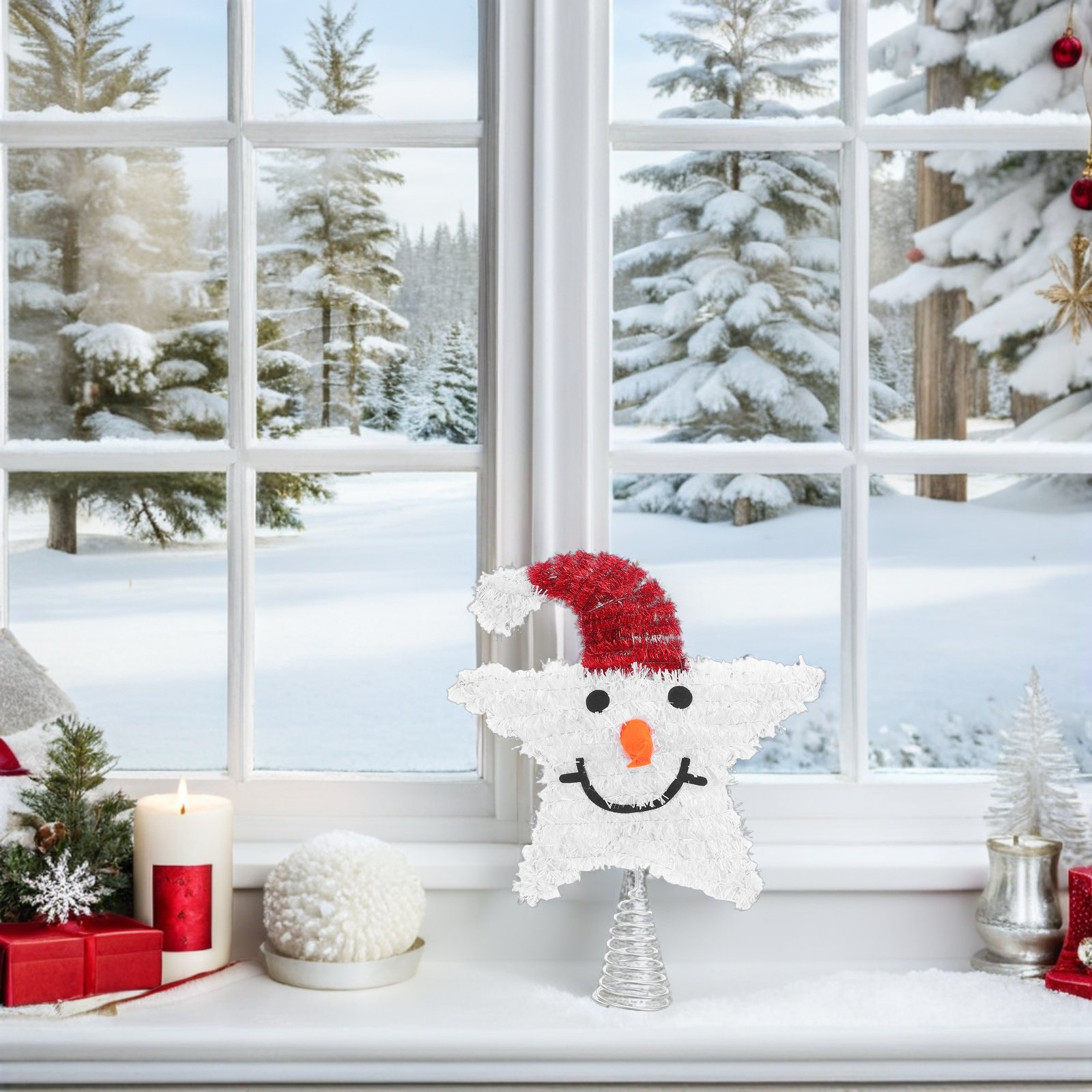 زينة شجرة عيد الميلاد، نجمة عل - مراجعة Star Tree Topper وسعره