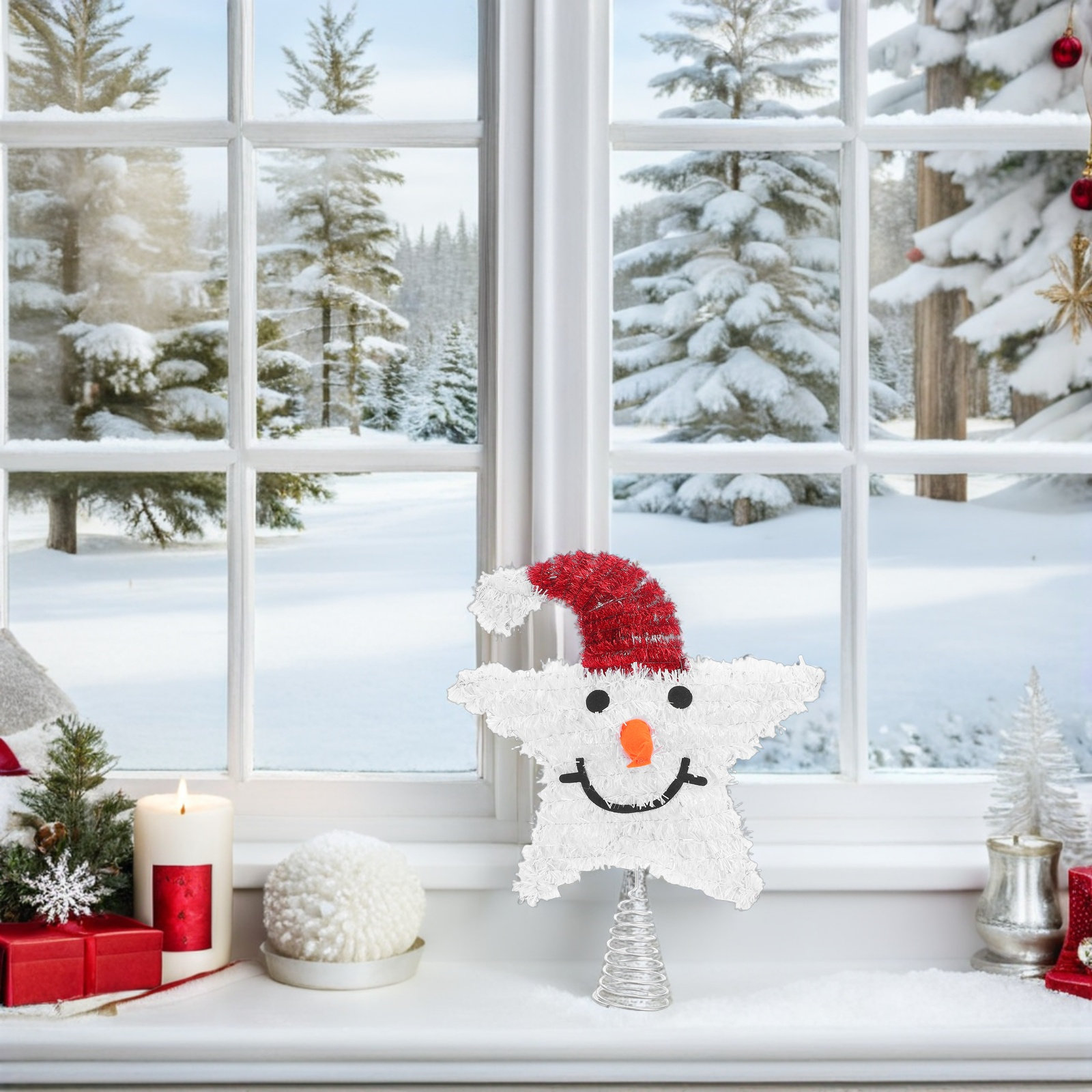 زينة شجرة عيد الميلاد، نجمة عل - مراجعة Star Tree Topper وسعره