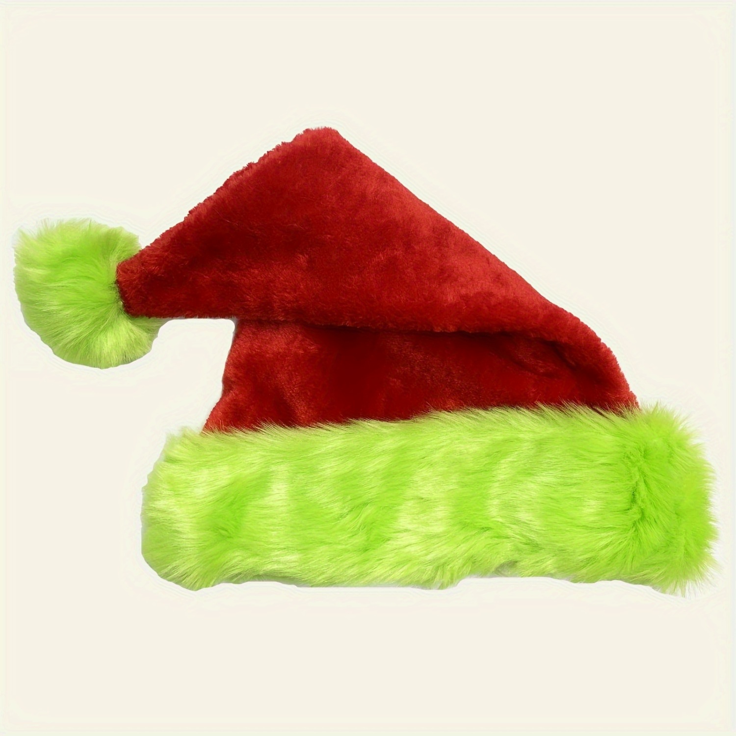 قبعة سانتا كلوز حمراء بحواف خض - مراجعة Santa Hat Plush وسعره