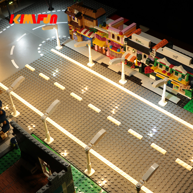10 قطع من مكعبات البناء LED RG - مراجعة Lego Set City وسعره