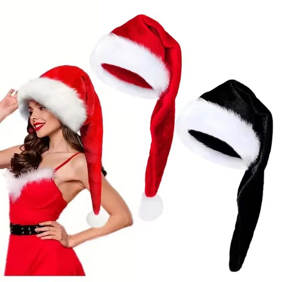 قبعة عيد الميلاد المخملية الطو - مراجعة Santa Hat Plush وسعره