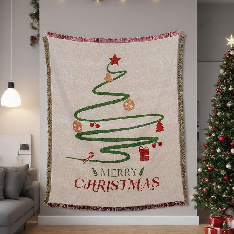 بطانية حائط جديدة لعيد الميلاد - مراجعة Christmas Throw Blanket وسعره