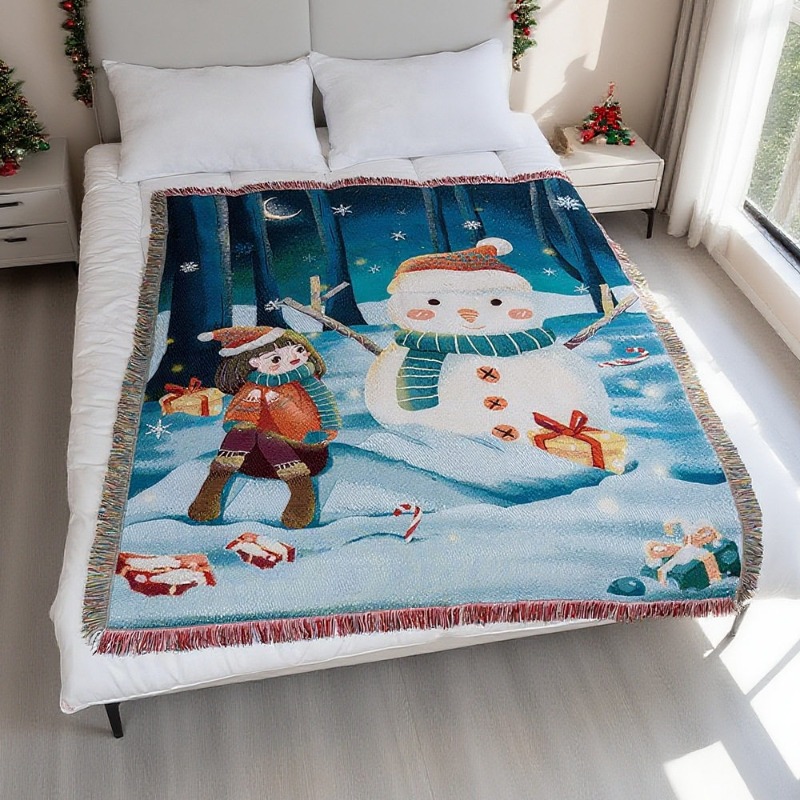 بطانية حائط جديدة لعيد الميلاد - مراجعة Christmas Throw Blanket وسعره
