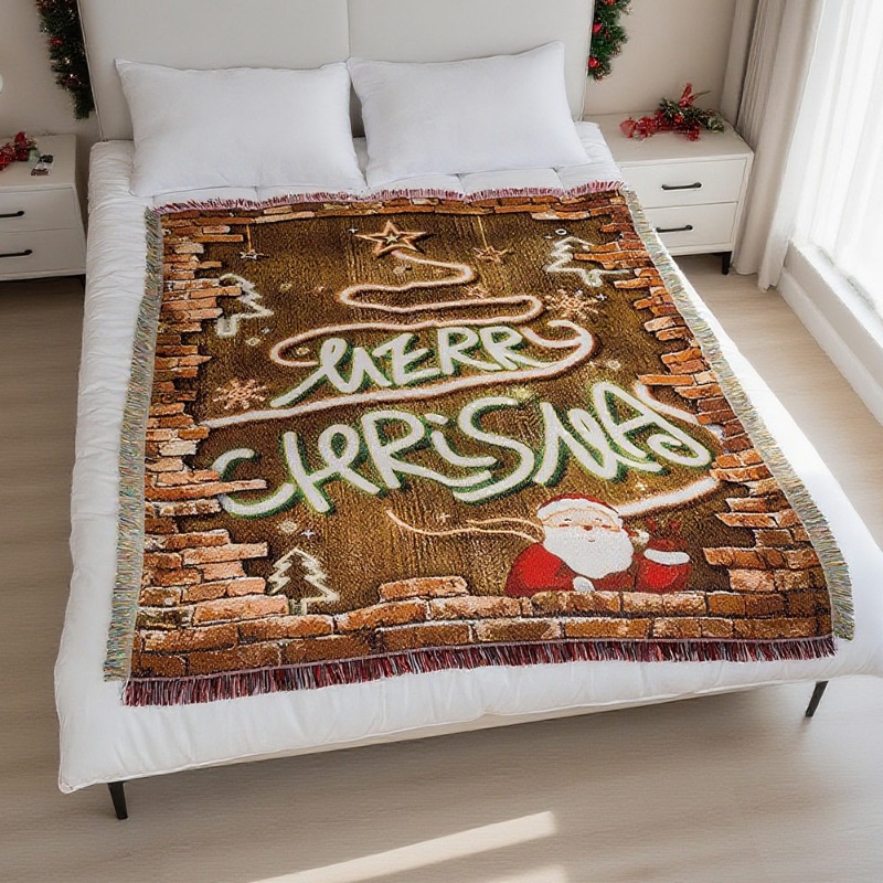 بطانية حائط جديدة لعيد الميلاد - مراجعة Christmas Throw Blanket وسعره