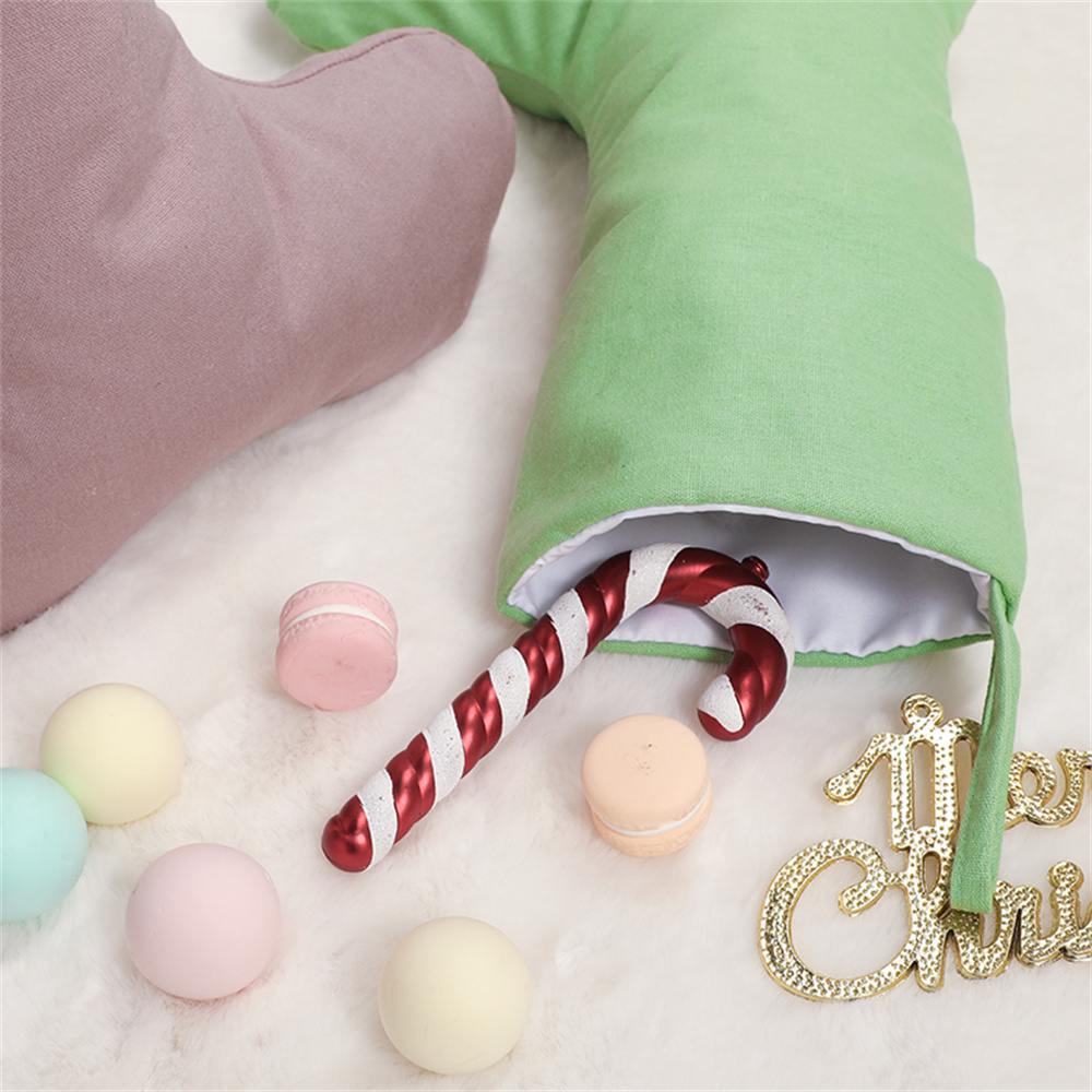 جوارب عيد الميلاد من الكتان، ج - مراجعة Christmas Stocking Hanging وسعره