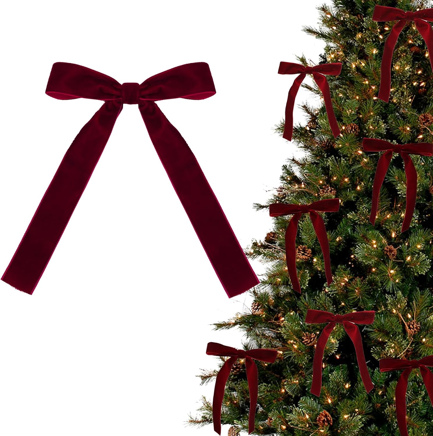 زينة شجرة عيد الميلاد المصنوعة - مراجعة Star Tree Topper وسعره