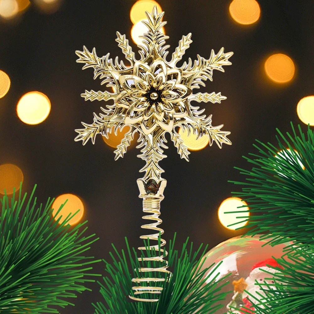 زينة ذروة شجرة عيد الميلاد الذ - مراجعة Star Tree Topper وسعره