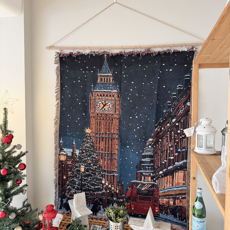 2026 نسيج جداري جديد لعيد المي - مراجعة Christmas Throw Blanket وسعره