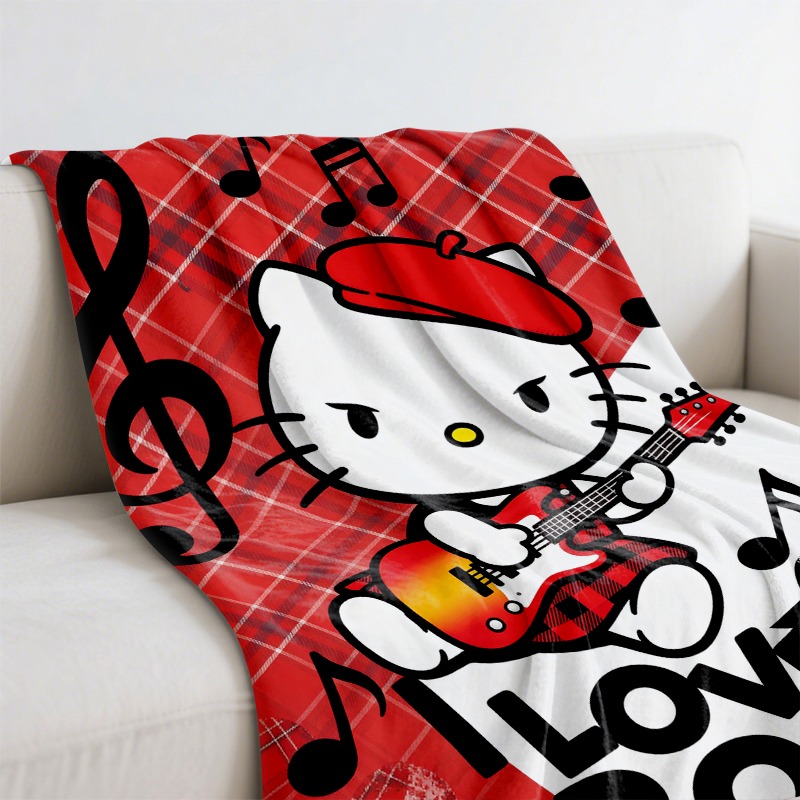 بطانية سانريو هيلو كيتي بتصميم - مراجعة Christmas Throw Blanket وسعره