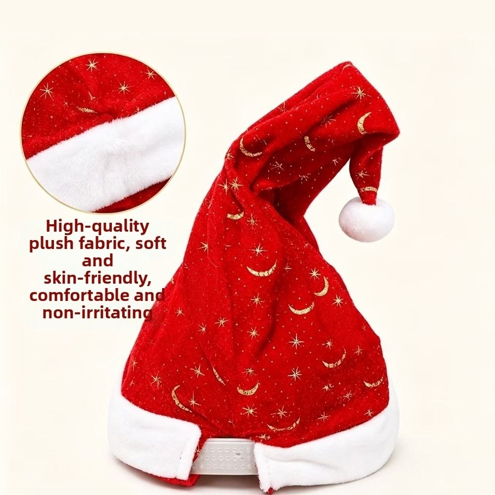قبعة عيد الميلاد الكهربائية ال - مراجعة Santa Hat Plush وسعره