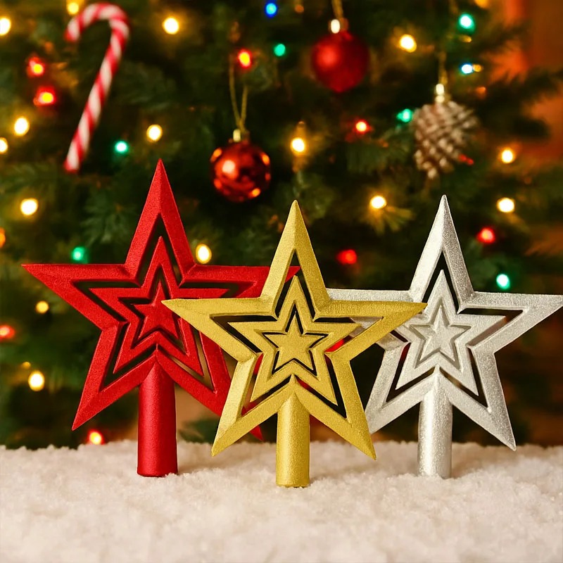 1-20 قطعة نجمة تزيين قمة شجرة  - مراجعة Star Tree Topper وسعره