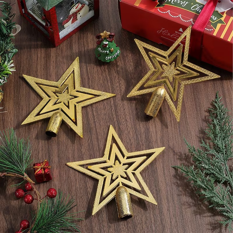 1-20 قطعة نجمة تزيين قمة شجرة  - مراجعة Star Tree Topper وسعره