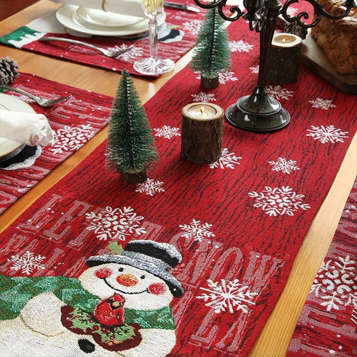 مفرش طاولة عيد الميلاد من ABDD - مراجعة Christmas Table Runner وسعره