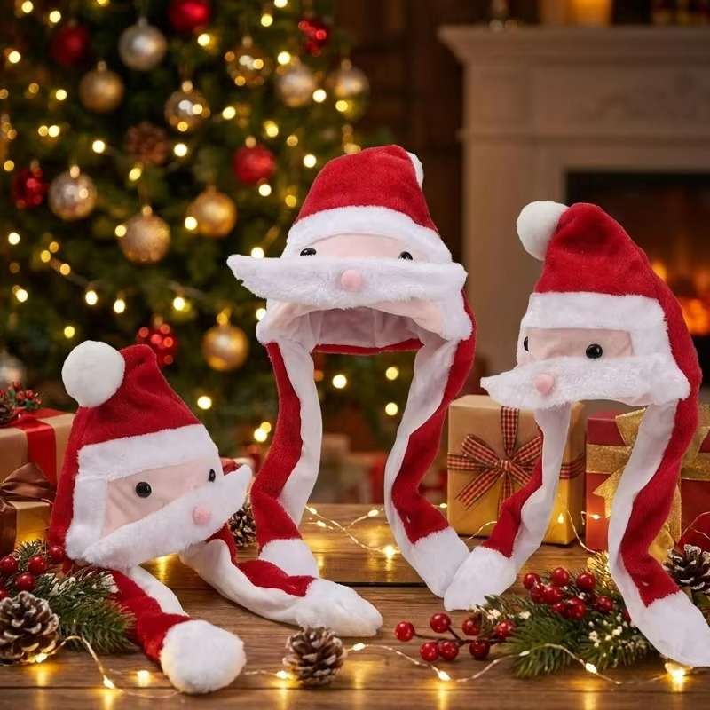 قبعة سانتا كلوز الكريسماس المض - مراجعة Santa Hat Plush وسعره