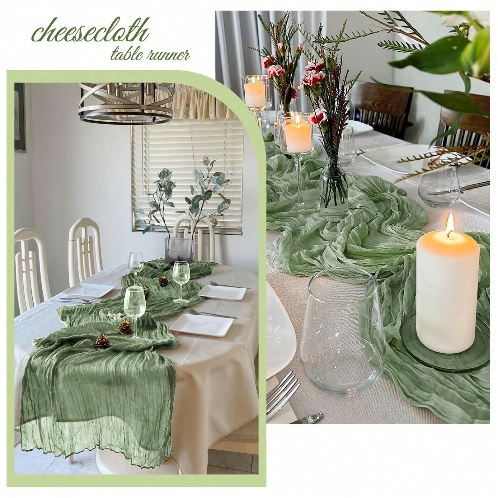 6 قطع من مفارش الطاولة المصنوع - مراجعة Christmas Table Runner وسعره