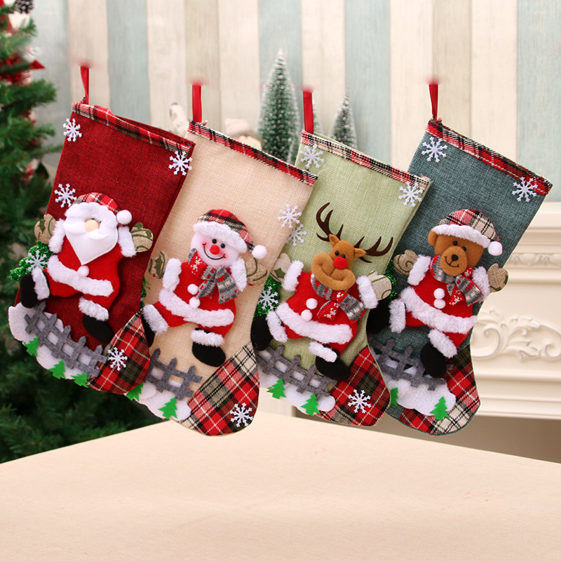 31 سنتيمتر جوارب عيد الميلاد ا - مراجعة Christmas Stocking Hanging وسعره