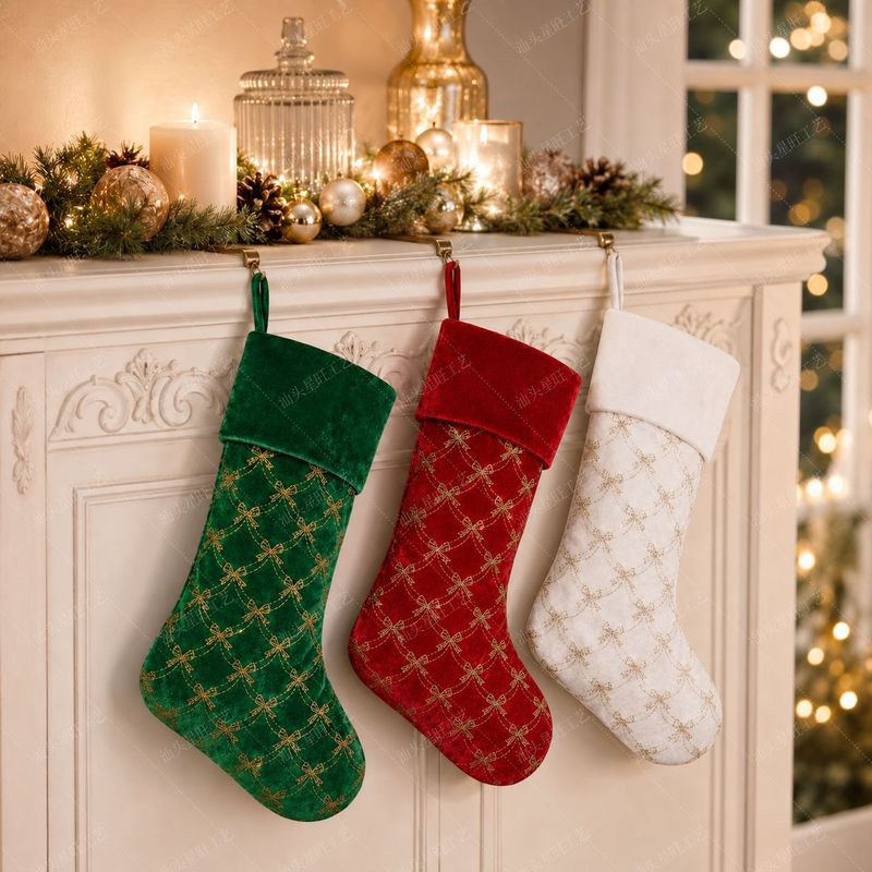 زينة جديدة لجوارب عيد الميلاد، - مراجعة Christmas Stocking Hanging وسعره