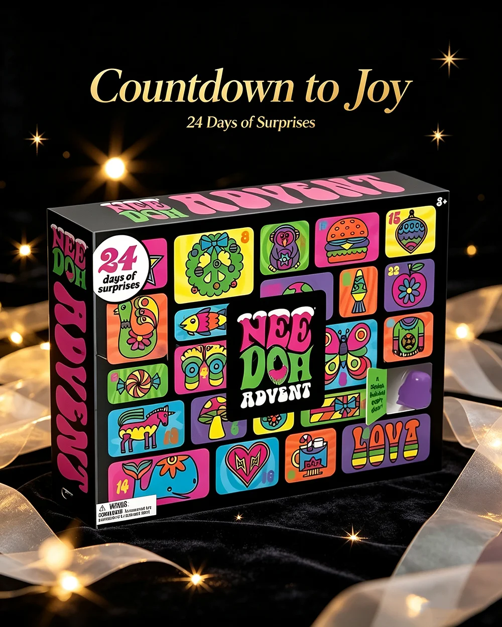 هدايا تقويم المجيء من NeeDoh ل - مراجعة Advent Calendar Gift وسعره