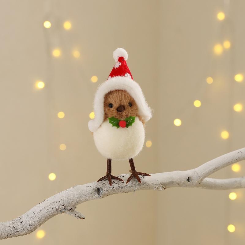 زينة عيد الميلاد على شكل طيور  - مراجعة Santa Hat Plush وسعره