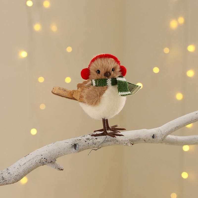 زينة عيد الميلاد على شكل طيور  - مراجعة Santa Hat Plush وسعره